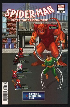 Spider-Man: Enter the Spider-Verse No. 1 (variant 8-bit cover - Matthew  Waite) 1:25 | Marvel Comics Back Issues | G-Mart Comics