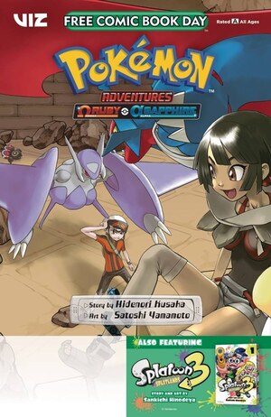 [Pokemon Adventures - Omega Ruby and Alpha Sapphire / Splatoon 3 (FCBD 2024 comic)]