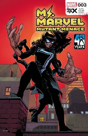 [Ms. Marvel - Mutant Menace No. 3 (Cover B - Mahmud Asrar Black Costume Variant)]