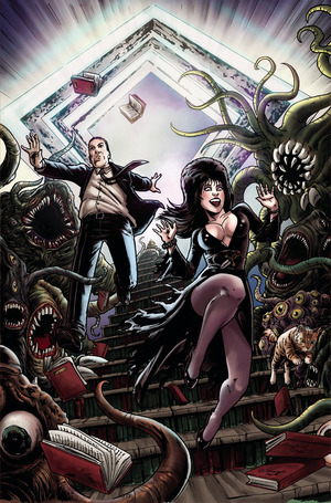 [Elvira Meets H.P. Lovecraft #4 (Cover H - Kewber Baal Full Art Incentive)]