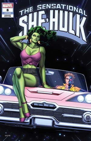 [Sensational She-Hulk (series 2) No. 8 (Cover C - Andres Genolet)]