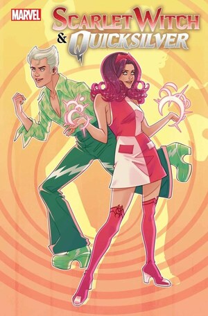 [Scarlet Witch & Quicksilver No. 4 (Cover C - Marguerite Sauvage)]