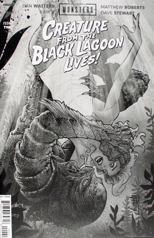 [Universal Monsters: Creature From The Black Lagoon Lives! #2 (Cover D - Francis Manapul B&W Incentive)]