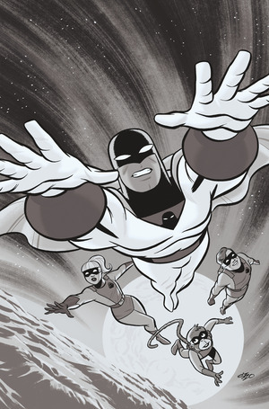 [Space Ghost (series 2) #2 (Cover Q - Frank Cho B&W Full Art Incentive)]