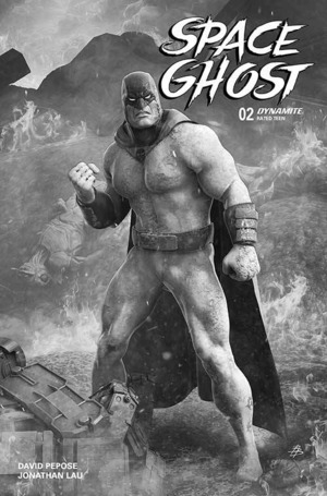 [Space Ghost (series 2) #2 (Cover V - Bjorn Barends B&W Incentive)]