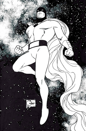 [Space Ghost (series 2) #2 (Cover X - Joe Quesada B&W Full Art Incnetive)]