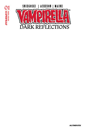 [Vampirella: Dark Reflections #1 (Cover H - Blank Authentix)]