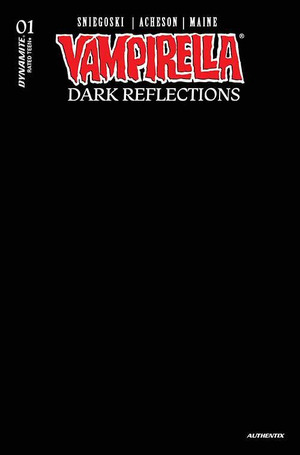 [Vampirella: Dark Reflections #1 (Cover X - Black Blank Authentix)]