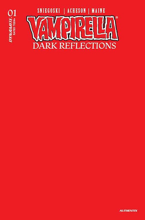 [Vampirella: Dark Reflections #1 (Cover Y - Red Blank Authentix)]