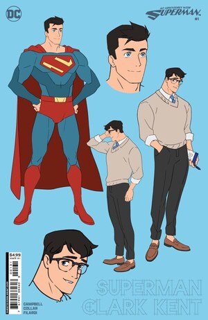 [My Adventures with Superman 1 (Cover C - Riley Rossmo Character Design)]