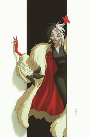 [Disney Villains: Cruella De Vil #4 (Cover H - W. Scott Forbes Full Art Incentive)]