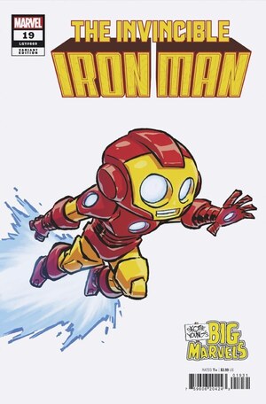 [Invincible Iron Man (series 4) No. 19 (Cover C - Skottie Young Big Marvel Variant)]