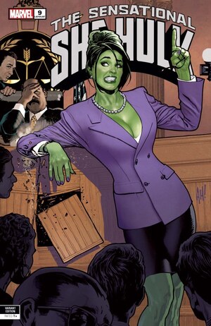 [Sensational She-Hulk (series 2) No. 9 (Cover B - Adam Hughes)]