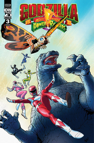 [Godzilla Vs. The Mighty Morphin Power Rangers (series 2) #3 (Cover C - Adam Gorham Incentive)]