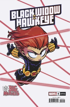 [Black Widow & Hawkeye No. 4 (Cover B - Skottie Young Big Marvel Variant)]