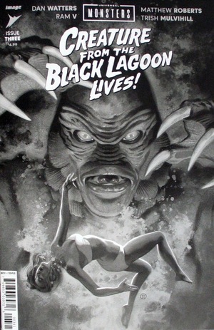 [Universal Monsters: Creature From The Black Lagoon Lives! #3 (Cover D - Julian Totino Tedesco Classic Horror Incentive)]