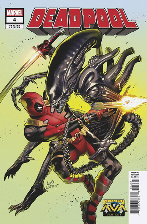 [Deadpool (series 9) No. 4 (Cover C - Greg Land Marvel vs. Alien Variant)]