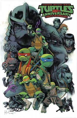 [Teenage Mutant Ninja Turtles 40th Anniversary Celebration #1 (Cover J - Dave Wachter Incentive)]