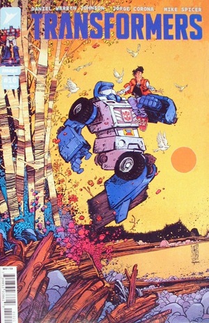 [Transformers (series 4) #10 (Cover B - Jorge Coronoa & Mike Spicer)]