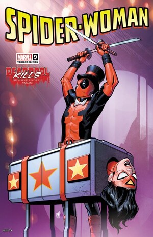 [Spider-Woman (series 8) No. 9 (Cover B - Paco Medina Deadpool Kills the Marvel Universe Variant)]