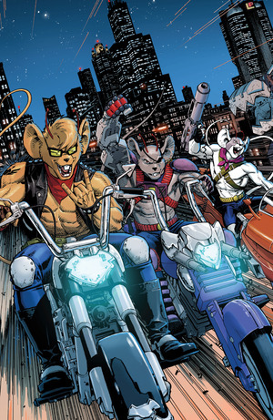 [Biker Mice from Mars #1 (Cover E - Dustin Weaver Full Art Incentive)]