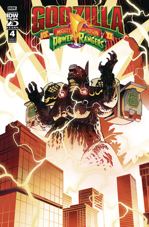 [Godzilla Vs. The Mighty Morphin Power Rangers (series 2) #4 (Cover A - Baldemar Rivas)]