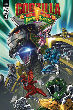 [Godzilla Vs. The Mighty Morphin Power Rangers (series 2) #4 (Cover C - Matt Frank Incentive)]