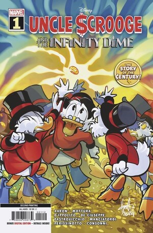 [Uncle Scrooge and the Infinity Dime No. 1 (2nd printing, Cover A - Mirka Andolfo)]