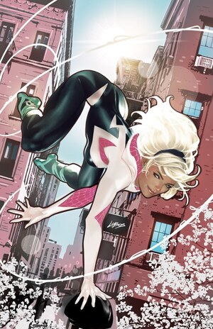 [Spider-Gwen: Ghost-Spider (series 2) No. 3 (Cover J - Pablo Villalobos Full Art Incentive)]