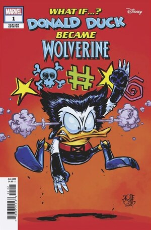 [What If...? - Donald Duck Became Wolverine No. 1 (1st printing, Cover E - Skottie Young)]