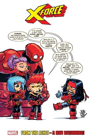 [X-Force (series 7) No. 1 (1st printing, Cover D - Skottie Young)]