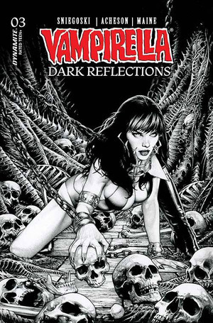 [Vampirella: Dark Reflections #3 (Cover O - Jay Anacleto Line Art)]