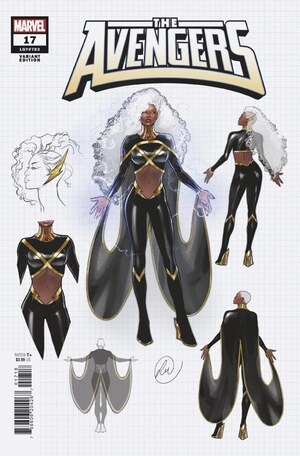 [Avengers (series 8) No. 17 (Cover L - Luca Werneck Character Design Incentive)]