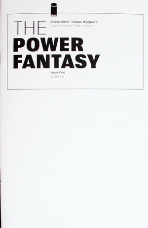 [Power Fantasy #1 (1st printing, Cover E - Blank)]