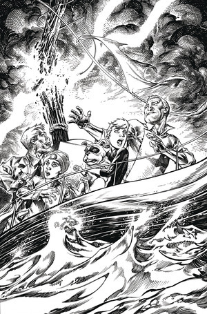 [Jonny Quest #1 (Cover U - Tom Raney Full Art Line Art Incentive)]