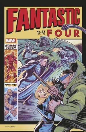 [Fantastic Four (series 7) No. 23 (Cover D - Elizabeth Torque Marvel 85th Anniversary Homage)]