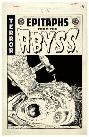 [EC: Epitaphs from the Abyss #2 (Cover D - Adam Pollina B&W Artist Edition Incentive)]