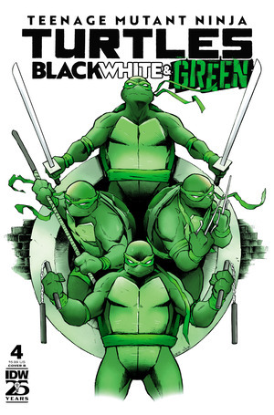 [Teenage Mutant Ninja Turtles: Black, White, & Green #4 (Cover B - Lee Garbett)]