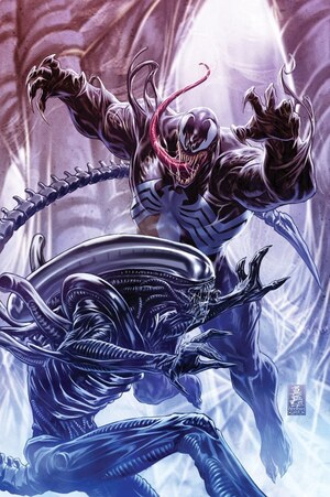 [Aliens vs. Avengers No. 1 (Cover K - Mark Brooks Full Art Incentive)]