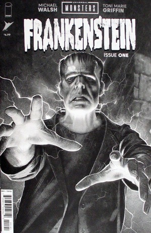 [Universal Monsters: Frankenstein #1 (1st printing, Cover D - Joshua Middleton B&W Incentive)]