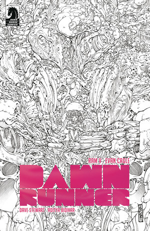 [Dawnrunner #5 (Cover D - Evan Cagle B&W Foil Incentive)]