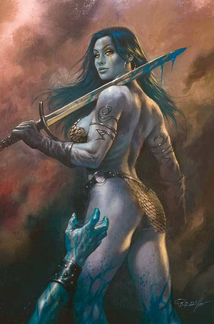 [Red Sonja (series 10) #13 (Cover N - Lucio Parrillo Full Art Ultraviolet Incentive)]