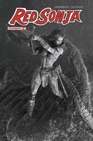 [Red Sonja (series 10) #13 (Cover O - Bjorn Barends B&W Incentive)]