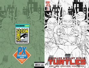 [Teenage Mutant Ninja Turtles (series 6) #1 (Cover Q - Billy Tucci B&W SDCC 2024 Previews Exclusive Variant)]