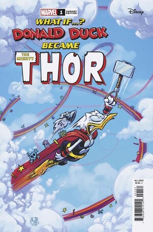 [What If...? - Donald Duck Became Thor No. 1 (Cover E - Skottie Young)]