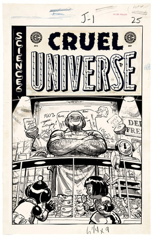 [EC: Cruel Universe #2 (Cover D - Riley Rossmo B&W Artist Edition Incentive)]