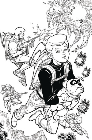 [Jonny Quest #2 (Cover M - Chad Hardin Full Art Line Art Incentive)]