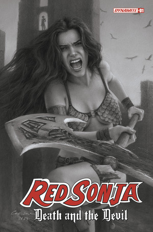 [Red Sonja: Death and the Devil #1 (Cover P - Celina B&W Incentive)]