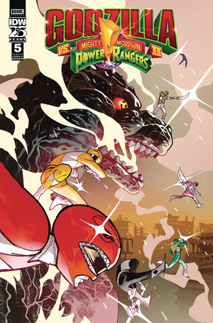 [Godzilla Vs. The Mighty Morphin Power Rangers (series 2) #5 (Cover A - Baldemar Rivas)]