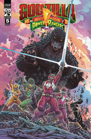 [Godzilla Vs. The Mighty Morphin Power Rangers (series 2) #5 (Cover C - James Stokoe Incentive)]